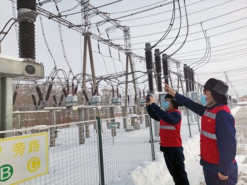 东北出现暴雪低温 全力保障百姓用电