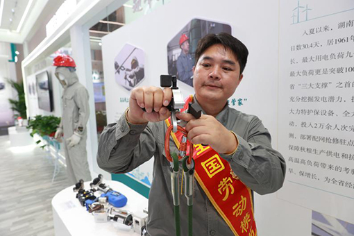 国家电网劳模先进给广大员工拜年