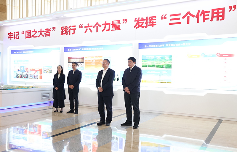 民革中央主席郑建邦到国家电网公司调研