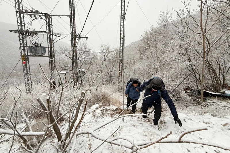 战寒潮抗冰雪保供电